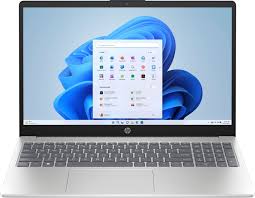 HP - Notebook - 15.6" - AMD Ryzen 5 7520U - 16 GB - 512 GB SSD - Windows 11 Home - Silver - 1-year warranty