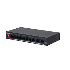 LR21108ET120 -SWITCH DAHUA 8 PORT EPOE HASTA 800M 2P-GIGA- 1P-SFP - 8P-10/100 120W LR2110-8ET-120