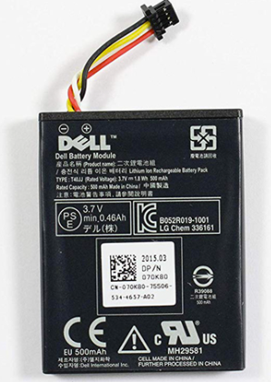 70K80 - DELL batería de iones de litio RAID PERC de 1,8 Wh
