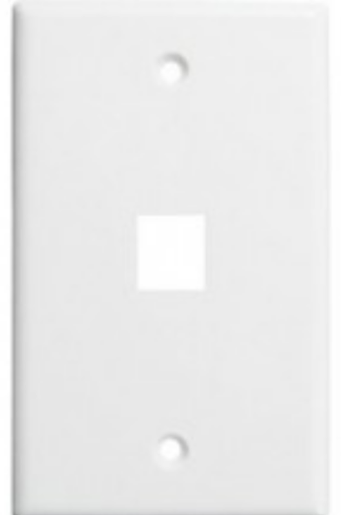 LTK-F1R LANTEK Faceplate placa de pared 1 puerto