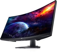 Dell 34 Gaming Monitor S3422DWG - Monitor LED - gaming - curvado - 34" - 3440 x 1440 WQHD @ 144 Hz - VA - 400 cd/m² - 3000:1 - 1 ms - 2xHDMI, DisplayPort