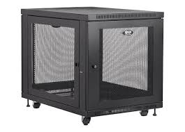 Tripp Lite 12U Rack Enclosure Server Cabinet Doors & Sides 300lb Capacity - Rack armario - negro - 12U - 19"