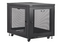 Tripp Lite 12U Rack Enclosure Server Cabinet Doors & Sides 300lb Capacity - Rack armario - negro - 12U - 19"