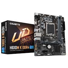 Gigabyte - Motherboard - LGA1700 Socket - H610M K DDR4