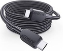 Klip Xtreme - USB cable - 24 pin USB-C - 1.8 m - Black - 240W 40Gbps Braided Fast Charg
