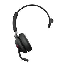 Jabra Evolve2 65 MS Mono - Auricular - en oreja - convertible - Bluetooth - inalámbrico - USB-A - aislamiento de ruido - negro - Certificado para Equipos de Microsoft