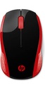 HP - Cordless Optical Mouse - Mouse - Wireless - Devil red - 200 Emprs