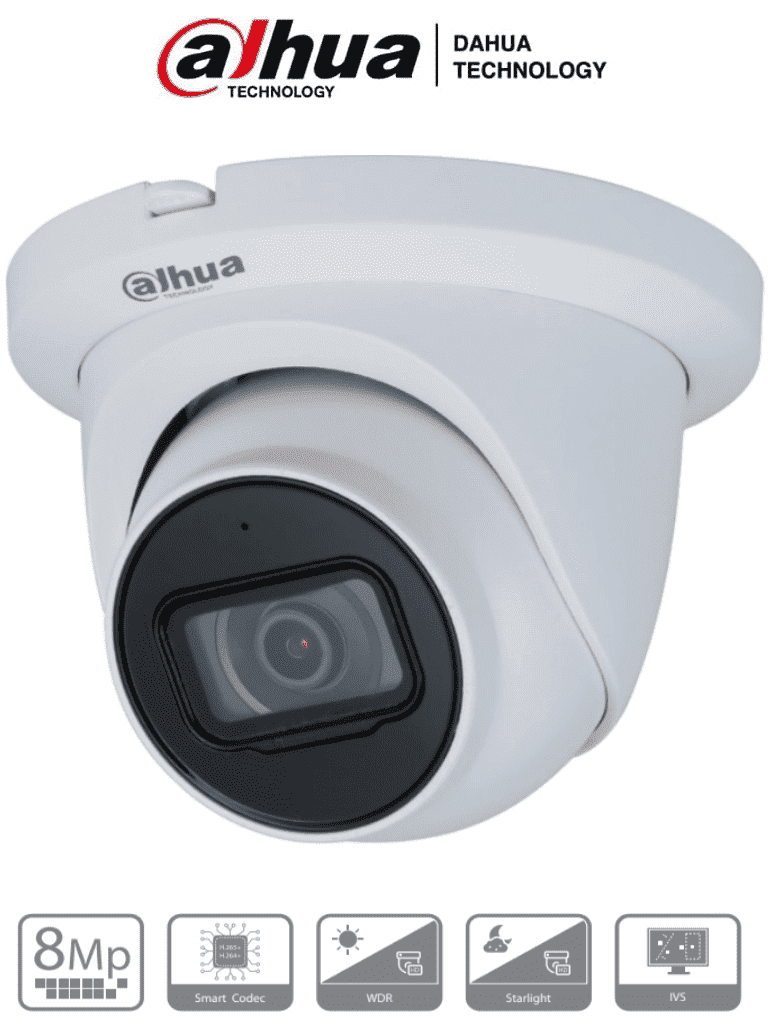 HDW2831TMAS2-8MP Lite IR Fixed-focal Eyeball Network Camera