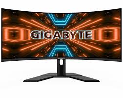 Gigabyte - LED-backlit LCD monitor - Curved Screen - 34" - 3440 x 1440 - VA - DisplayPort / HDMI - Black - GS34WQC US1