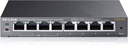 TP-Link Easy Smart TL-SG108PE - Conmutador - inteligente - 4 x 10/100/1000 (4 PoE+) + 4 x 10/100/1000 - sobremesa - PoE+ (64 W)