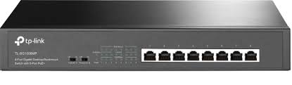 TP-Link TL-SG1008MP - Conmutador - sin gestionar - 8 x 10/100/1000 (PoE+) - sobremesa, montaje en rack - PoE+ (126 W)