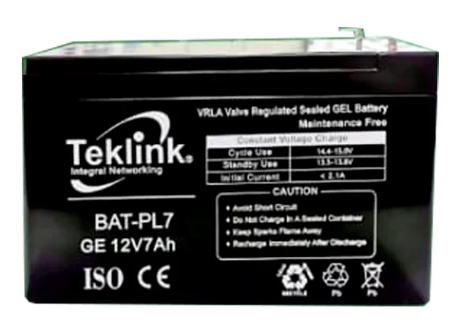 BAT-PL7 - TEKLINK (BAT-PL7) 12V 7AH PARA UPS/ALARMAS GEL