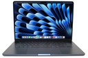 Apple MacBook Air - Notebook - 15" - Apple M3 None - 16 GB - SSD - MacOS Sonoma - Midnight - 1-year warranty