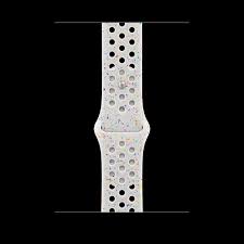 Apple - Sport Band - 45mm Pure Platinum Nike - S/M