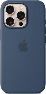 Apple - Funda - Silicona - Denim - para iPhone 16 Pro