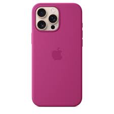 Apple - Funda - Silicona - Fucsia - para iPhone 16 Pro
