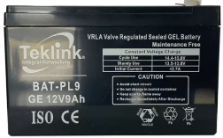 BAT-PL9 - BATERIA 12V 9AH PARA UPS/ALARMAS GEL