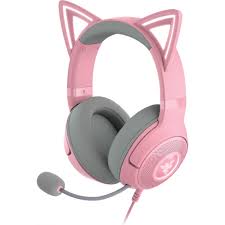 Razer Kraken - Kitty V2 - Headset - Wireless - with Kitty Ears