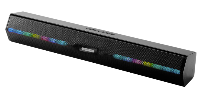 PARLANTE UNNO ARISTA TWS (SP9354BK) SOUNDBAR BLUETOOTH 14W/RADIO FM/LED