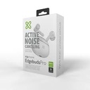 Klip Xtreme - True wireless earphones - Para Phone / Para Portable electronics / Para Tablet - Wireless - 22Hrs ANC White