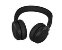 Jabra Evolve2 75 - Auricular - en oreja - Bluetooth - inalámbrico - cancelación de sonido activo - USB-C - aislamiento de ruido - negro - con base de carga - Certificado para Equipos de Microsoft