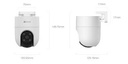 EZVIZ - Network surveillance camera - H8c Poe 3mp 360 Grados Ip65