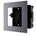Hikvision - Kit de montaje (marco, tornillos, panel frontal) - para sistema de intercomunicación de vídeo - plástico, aluminio para aviación - montaje enrasado