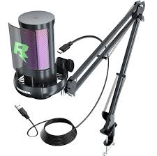 Primus Gaming - Microphone set - Computer - Wired - Includes arm stand