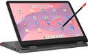 Lenovo Yoga 500e Gen4 - Notebook - 12.2" - Intel None N100 / 3.4 GHz - 8 GB - DDR5 SDRAM - SSD - Integrated graphics - Google Chrome OS