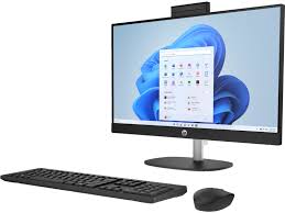 HP 24-cr0233la - All-in-one - AMD Ryzen 3 7320U / 4.1 GHz - LPDDR5 SDRAM - 512 GB HDD - 23.8" - UMA Graphics - Windows 11 Home - Spanish