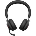 Jabra Evolve2 65 MS Stereo - Auricular - en oreja - Bluetooth - inalámbrico - USB-C - aislamiento de ruido - negro - con base de carga - Certificado para Equipos de Microsoft