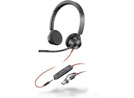 POLY - Headphones - Blackwire 3325 Stereo Microso