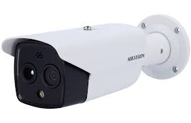 Hikvision HeatPro Series DS-2TD2628-10/QA - Cámara de videovigilancia de red/térmica - bala - color (Día y noche) - 2688 x 1520 (óptico) / 256 x 192 (térmico) - focal fijado - audio - compuesto - LAN 10/100 - MJPEG, H.264, H.265 - CC 12 V/PoE Clase 3
