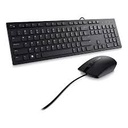 Dell - KM300C - Keyboard and mouse set - Spanish - Wired - USB - Black