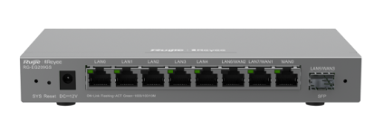 RG-EG209GS. Router Reyee de 9 puertos, administrado desde la nube, SPF Gigabit