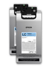 Epson T45S5 - Paquete de 2 - 1.5 L - gran capacidad - cián claro - original - paquete de tinta - para SureColor R5070L