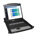 B020-U08-19-K-NetDirector 8-Port 1U Rack-Mount Console KVM Switch with 19-in. LCD + 8 PS2/USB Combo Cables
