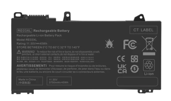RE03XL - Batería de repuesto para laptop HP ProBook 440 G6