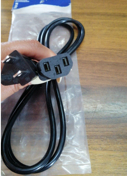 AC-375-/ Power cord 5ft computer ac power