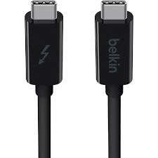 Belkin Thunderbolt 3 - Cable Thunderbolt - 24 pin USB-C (M) a 24 pin USB-C (M) - Thunderbolt 3 - 1 m - negro - para P/N: F4U097tt, F4U109tt