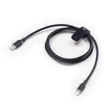 mophie - Cable Lightning - 24 pin USB-C macho a Lightning macho - 1.8 m - negro