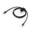 mophie - Cable Lightning - 24 pin USB-C macho a Lightning macho - 1.8 m - negro