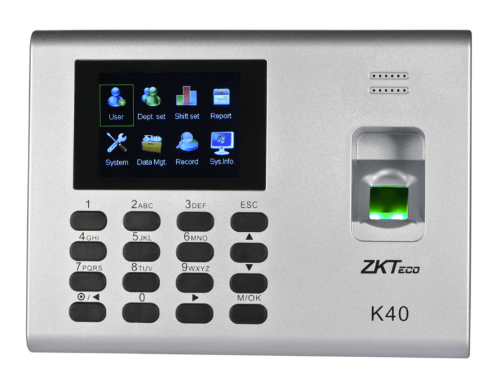 Reloj Biométrico Zkteco K40 PRO