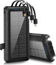 Xtech XPB-200 - Solar Power Bank - 24 pin USB-C / 4 pin USB Type A / 5 pin Micro-USB Type A - 24 pin USB-C / 4 pin USB Type A / 5 pin Micro-USB Type A - Lithium ion polymer - Para Universal - built-in charg cables20,000mAh