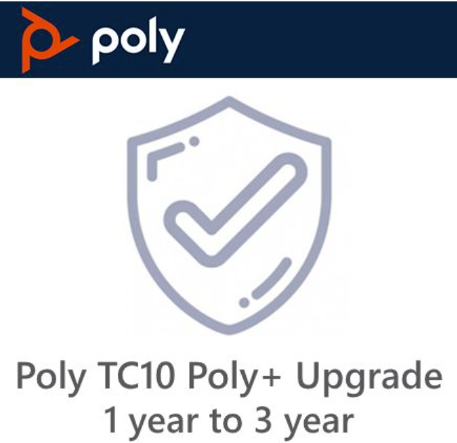 P37760103 - HP Poly TC10 Poly+ Upgrade | 1 Year to 3 Year.