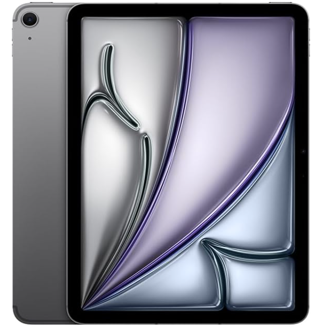 MCG04CL/A- Apple iPad Air de 11 Pulgadas con Chip M3:Apple Intelligence, Pantalla Liquid Retina, 256 GB, cámaras Frontal y Trasera de 12 MP, Wi-Fi 6E y Red 5G, Touch ID