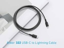 Anker - Charge/Sync cable - 322 USB-C/Lightning Cable (