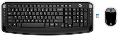 HP 300 - Juego de teclado y ratón - inalámbrico - Latinoamérica