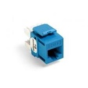 JACK UTP CAT6  - UL - AZUL TEKLINK - 90 GRADOS