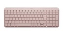 Logitech - Keyboard - Bluetooth - Rose - K250